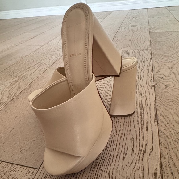 BLACK SUEDE STUDIO Tyler Platform Slide Sandal (38 Women) - Picture 10 of 10